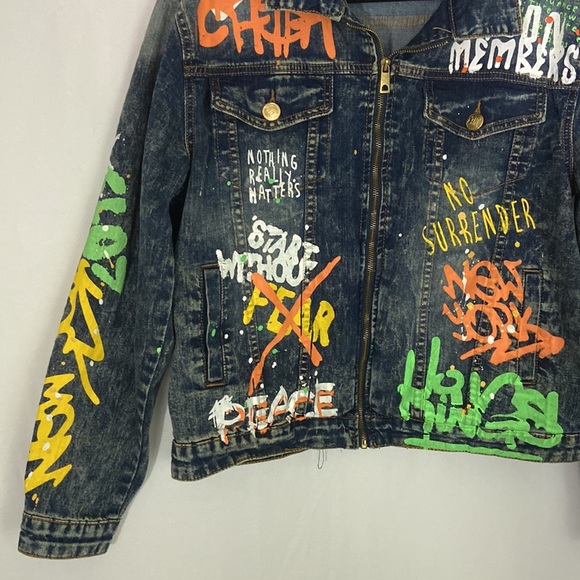 Argonaut Nation Vintage Wash Jean Jacket Size S - Picture 3 of 12